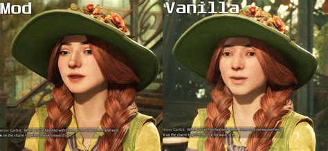 Professor garlick mod hogwarts.  Adds Professor Garlick's Hair.  Drawing on dat...