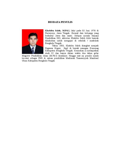 Profil Penulis: Dr. Rega Bagus Prawira, M. Eng.