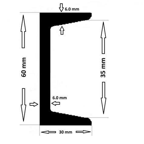 Profil UNP 60x30 mm H Metal