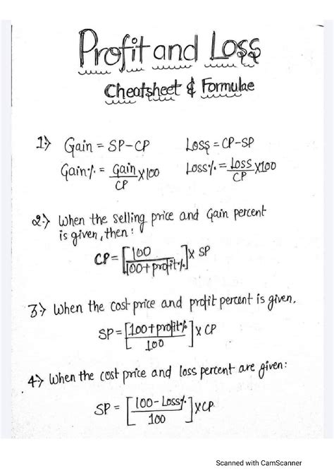 Profit Loss Mathebook Pages 1 4 Text Version Fliphtml5 throughout