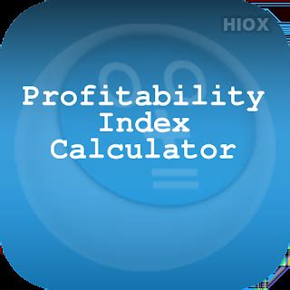 Profitability Index Calculator APK Download for Android 