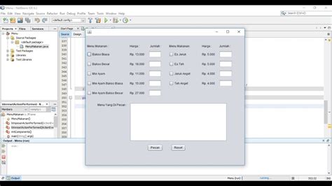 Program Java Rumah Makan