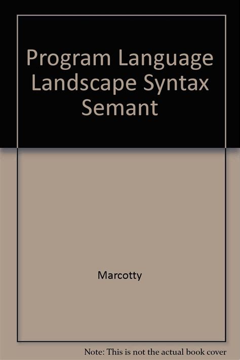 Program Lang Landscape Syntax