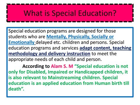 Program Suggestions: Emotionally Impaired. The Special ...