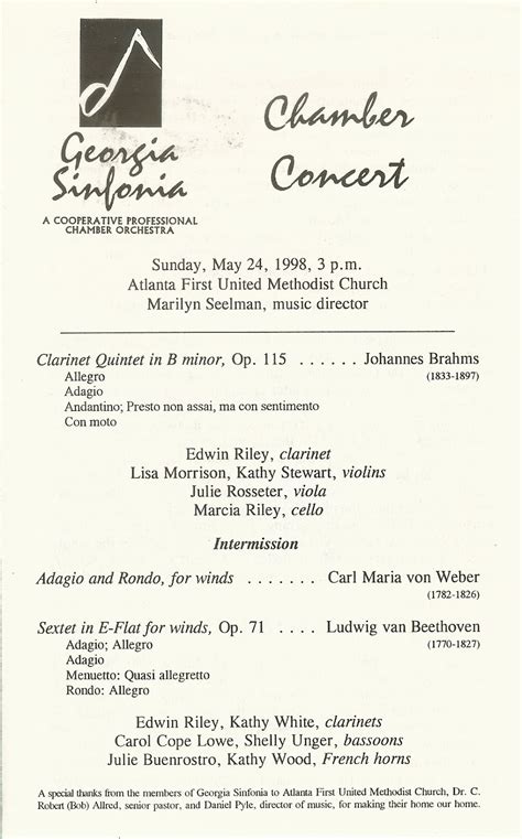 Program notes