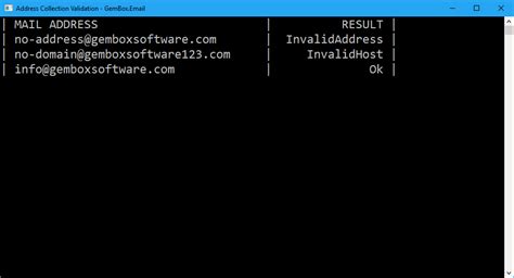 Program to validate email address in c.  This C email validation method provides a ...