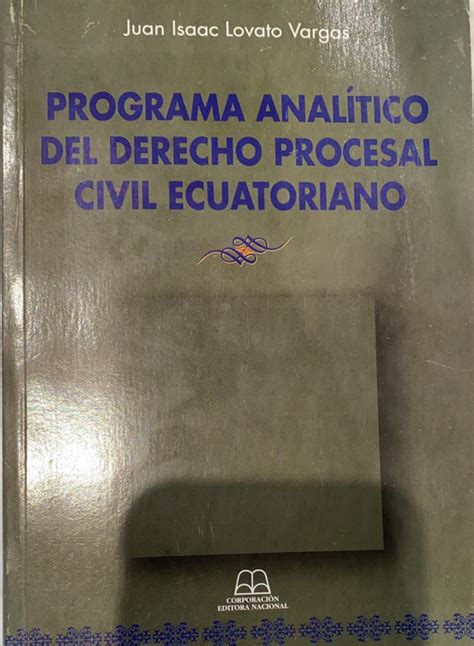 Programa analítico del derecho procesal civil ecuatoriano. - Game of thrones ascent talent points guide.