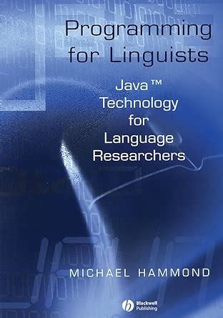 Programing for Linguists: Java Tech Programming Language