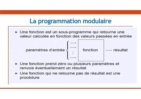 Programmation modulaire en Python