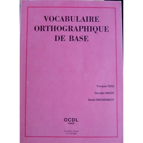 Programme de vocabulaire orthographique de base. - Manuali di servizio officina nissan pathfinder.