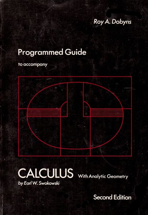 Programmed guide to accompany calculus with analytic geometry by earl w swokowski second edition. - Philips q529 1e la tv service manual.