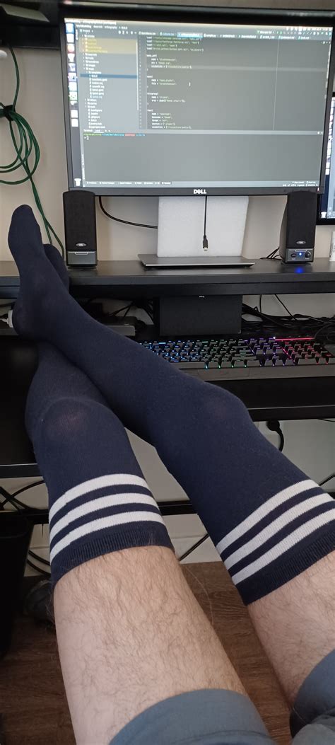Programmer socks. Well, programming socks is a meme that in my opinion started most of this. "Programming socks" are thigh highs, usually with white and pink stripes. Reply reply 