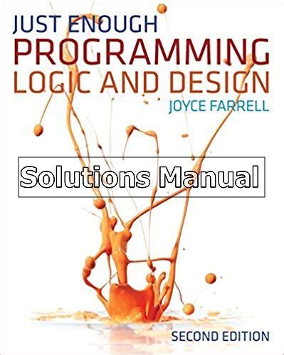 Programming logic and design solutions manual. - Solution manual differential equations paul blanch.