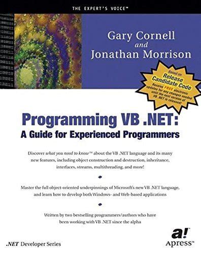 Programming vb net a guide for experienced programmers. - 21i mb daewoo machine center manuals.