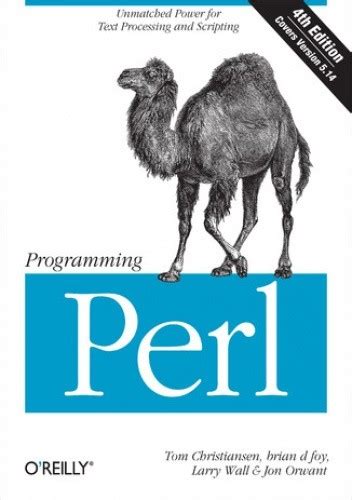 Read Online Programming Perl Unmatched Power For Text Processing And Scripting By Tom Christiansen