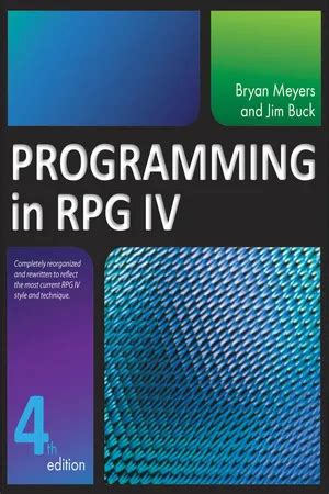 Read Online Programming In Rpg Iv By Jim Buck