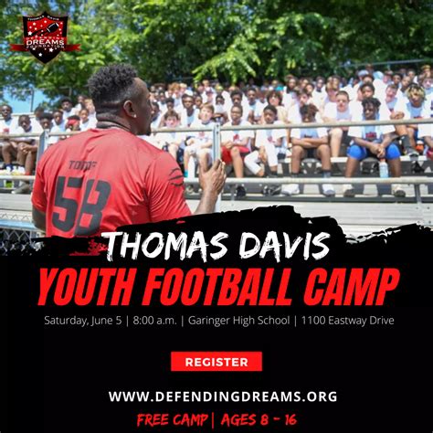 Programs Thomas Davis Defending Dreams Foundation