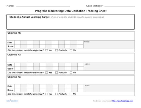 Progress Monitoring UDL Strategies Goalbook Toolkit Progress