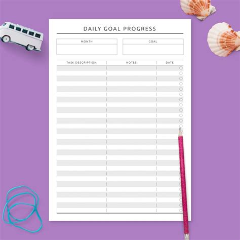 Progress Tracker Printable