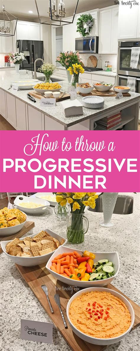 Progressive Dinner: How to Get Started & Party Luminaries!