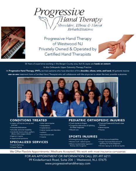 Progressive Hand Therapy, 99 Kinderkamack Rd, Westwood, NJ