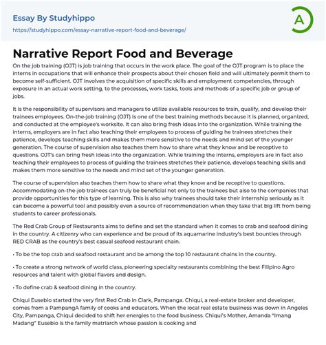 Project 3-Narrative Report.pdf - Developing a Mock Beverage...