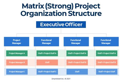 Project Management Hierarchy Chart