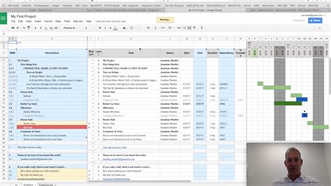 Project Plan Template for Google Sheets v3 x YouTube