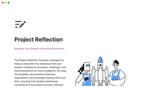 Project Reflection Notion Template