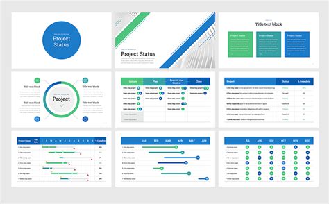 Project Status Professional PowerPoint template for 20