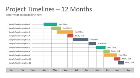 Project Timelines Diagrams Google Slides Presentation Template