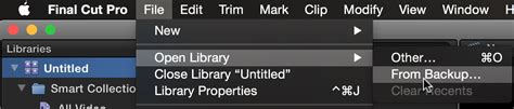 Project disappeared from Final Cut Pro li… - Apple Community