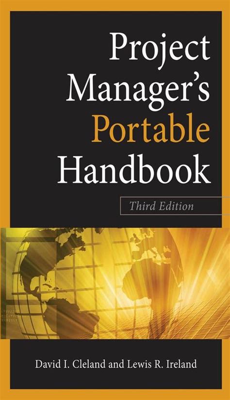 Project managers portable handbook third edition by david cleland. - Economisch beleid op middellange termijn in west-europa..
