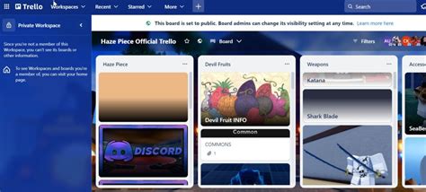 Project new world trello. What is Trello? Trello is a project management tool that allows people to write and edit cards that contain useful information. Roblox developers have used these quite often as a way to get important information about the experience to players of the game. ... Project New World Trello Link & Discord Server (October 2023) Demon … 
