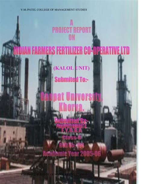 Project of iffco