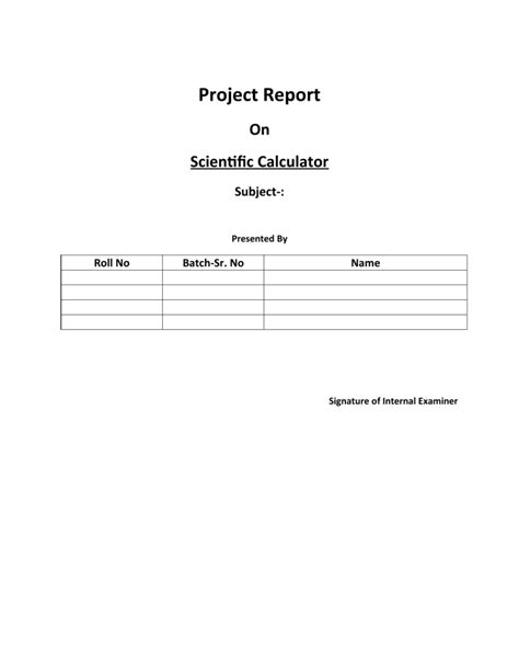 Project report on scientific calculator in c pdf.  It includes sections on th...