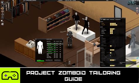 Project zomboid tailoring leveling. Repairing (patching) is also done in the tailoring menu (inspect clothes). If there is a hole in your clothing it will be displayed underneath the respective body part that it relates to. Simply right click the part and select Patch Hole. Level 8 Tailoring or above is required to restore original defense, condition and insulation of clothing. 