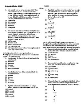 Projectile motion multiple choice questions.  two plus five. " The jerry version dates from ...