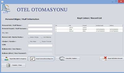 Projeler: Java Gerçekleştirme Raporu.