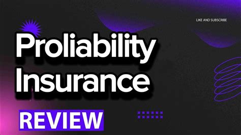 Read the Reviews . We don't just want your business. ... Hear from professionals just like you who choose Proliability for their professional liability insurance. . 