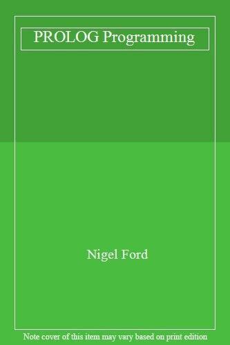 Full Download Prolog Programming By Nigel Ford