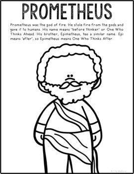 Prometheus greek god biography for kids