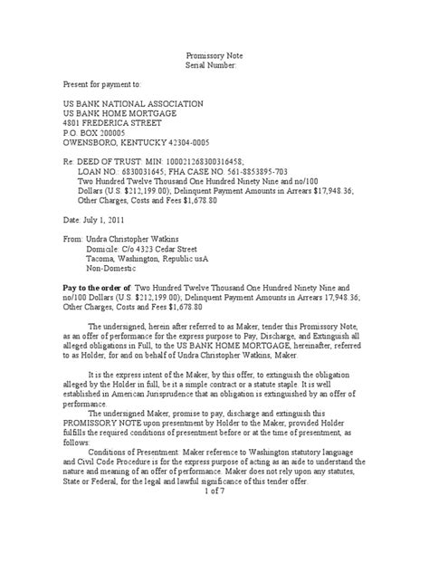 Promissory Note Download Free PDF Cheque Uniform Commercial Code