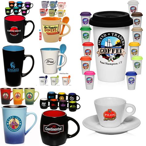 Promo Custom Printed Ceramic Coffee Mugs Assortment of Custom Mugs …