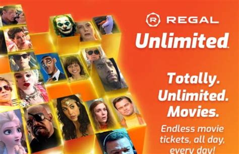 Only at Regal - see all the movies you want, with no