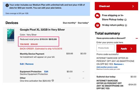 Verizon offers military discounts on "Get More," "Do More," "Play More" access or "Start Unlimited "access. Your monthly access savings vary by the number of phone lines: 1 phone line: $10 discount per account each month. 2 - 3 phones lines: $25 discount per account each month. 4+ phones lines: $20 discount per account each month.. 