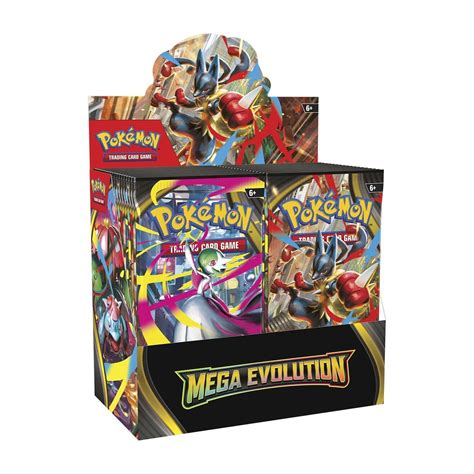 Promob mega.  Official Pokémon TCG: Mega Evolution Enhanced Booster Display Box with 36 pac...