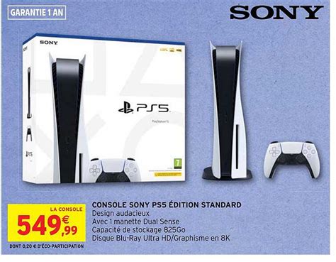 Promos et prix Console PS5 dans les catalogues Intermarché