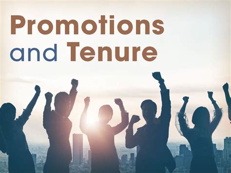 Promotion & Tenure. Tenure is designed to be a rigorous, objective, peer-driven process in which specific criteria regarding the performance of each candidate is considered to evaluate the capacity and likelihood for continued intellectual, scholarly and professional vitality — using methods customary in higher education outlined in the ...