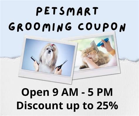 Promotion code for petsmart grooming. $5 off Coupon Use Code 5RAW to Get $5 Off Select Items Get Coupon Code Verified 3 hours ago 17 Used Today SALE Sale Get Deals with PetSmart Coupons, Offers, and Promo Codes for October Get Offer Verified 3 hours ago 3 Used Today 50% off Coupon Use Code BLUE50 & Get 50% Off First Autoship Order Get Coupon Code Verified 59 minutes ago 96 Used Today 